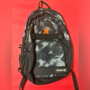 Hurley Honor Roll Printed Backpack - Black / Total Orange🖤🧡